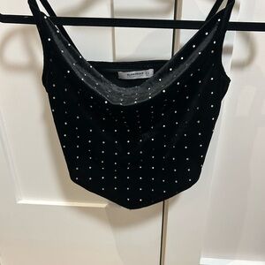 Glamorous Black Studded Camisole
